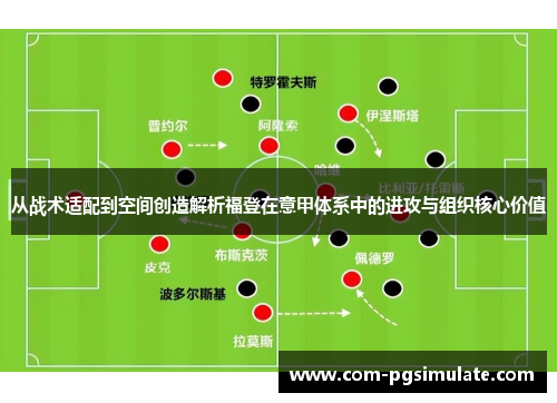 从战术适配到空间创造解析福登在意甲体系中的进攻与组织核心价值